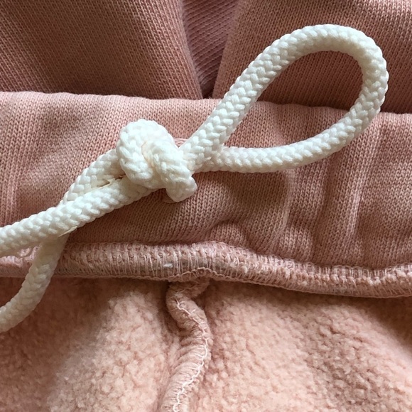 Spirit Jersey NWT Pink Cut Off Sweat Shorts - Picture 6 of 8